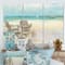 Designart - Seaside Morning no Window - Coastal Gallery-wrapped Canvas